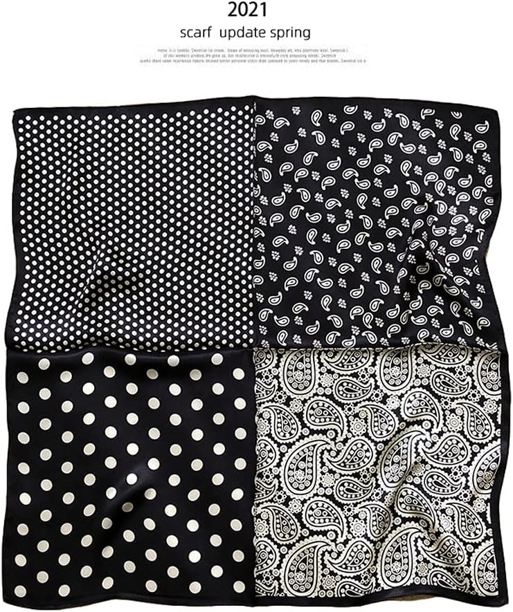 MEISEE 100% Pure Mulberry Silk Scarf 27"'x27(in) Square Scarf Head Scarf Neck scarf Headscarf for Women with Gift Packed - Image 6