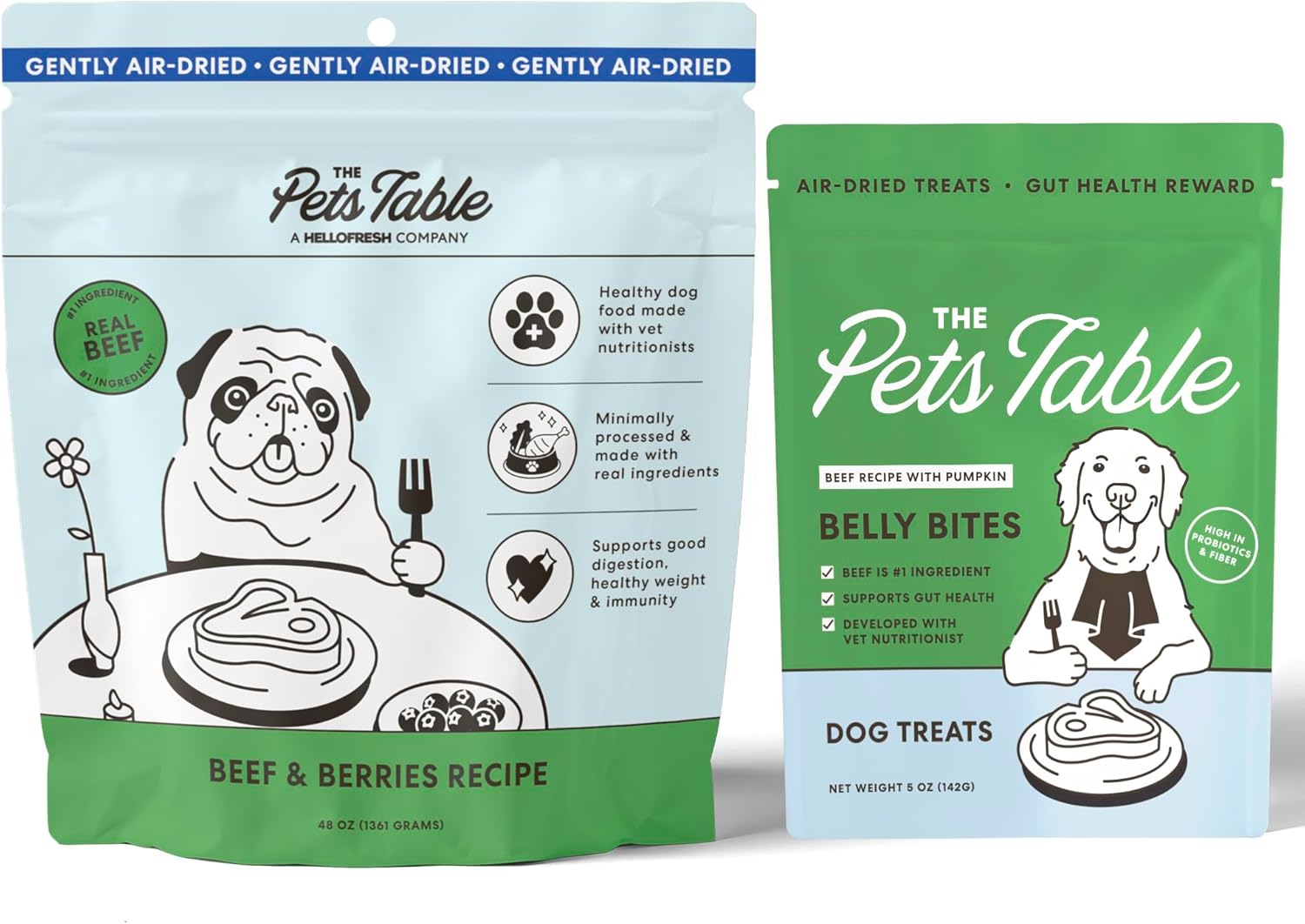 The Pets Table Beef & Berries Grain-Free Air-Dried Dog Food Bundle