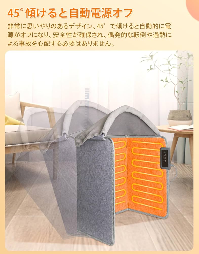 Amazon | パネルヒーター 遠赤外線発熱 CHICHL パネルヒーター