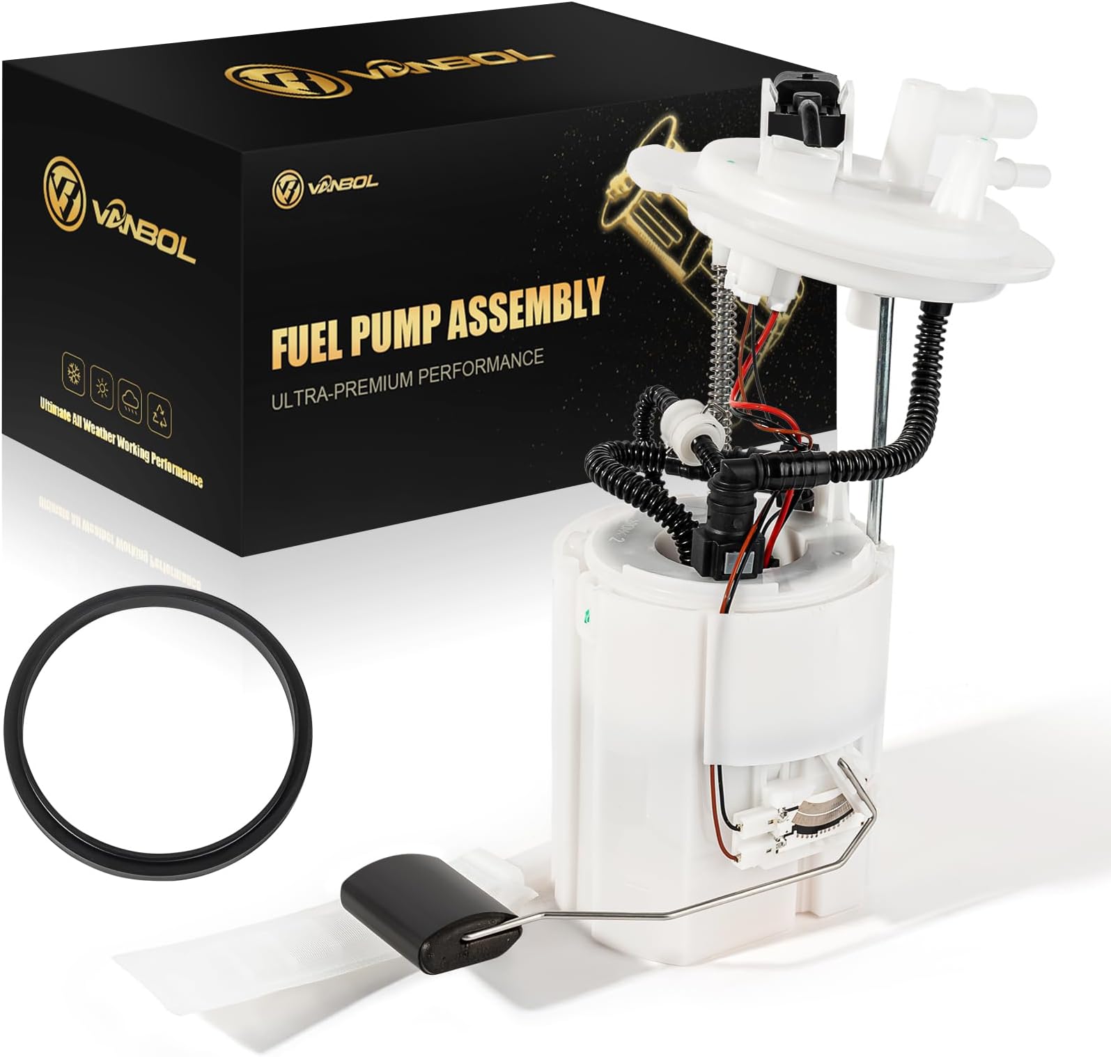 Electric Fuel Pump Module Assembly Compatible with 2011-2014 Hyundai Sonata 2012-2015 Kia Optima L4 2.4L GAS Replace E9120M VANBOL0112 with Sending Unit Pressure Sensor (Standard Version)