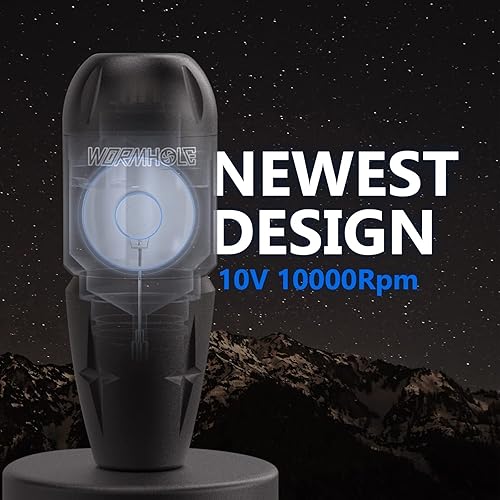 Miniatura 2 de Wormhole Tattoo Kit de máquina de tatuaje inalámbrica, paquete de batería de tatuaje, kit de máquina de tatuaje rotativa, 20 agujas de cartucho de