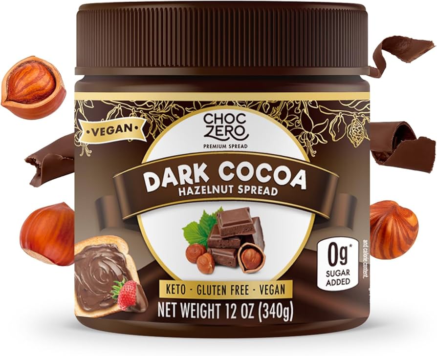 Amazon.com : ChocZero Vegan Cocoa Hazelnut Spread – Sugar Free Amazon.com : ChocZero Vegan Cocoa Hazelnut Spread – Sugar Free