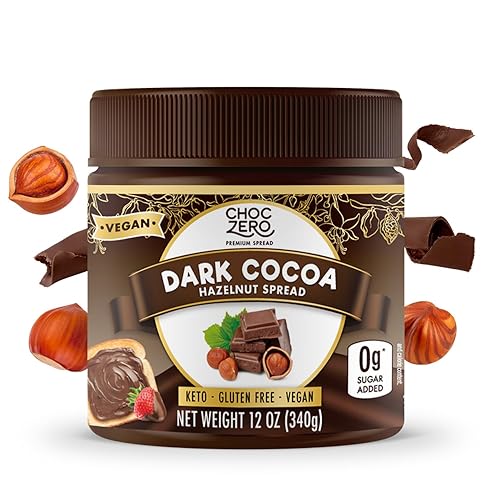 Miniatura 7 de ChocZero Keto White Chocolate Avellana Spread  Apto para Keto  Sin azúcar añadido el mejor postre bajo en carbohidratos cobertura perfecta para el