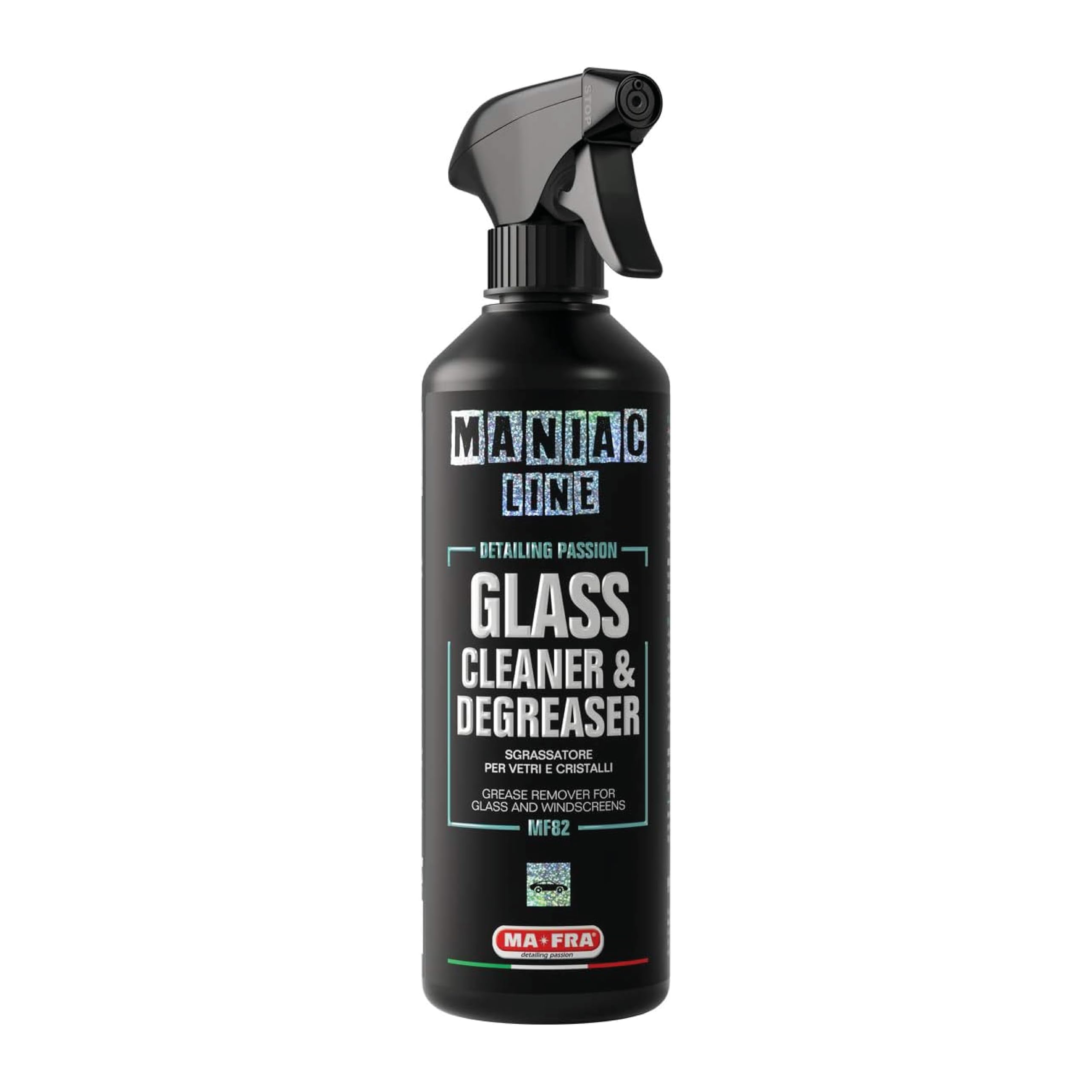 Maniac Car Detailing Line Glass Cleaner & Degreaser 1L