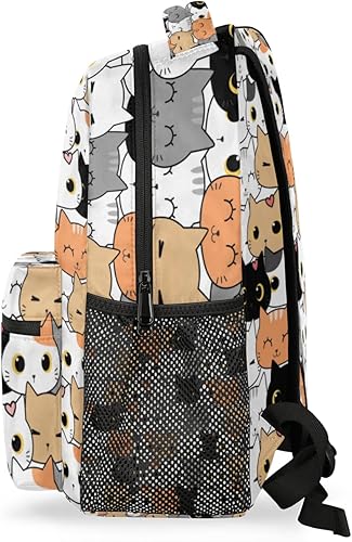 Miniatura 4 de YPPAHHHH Mochila escolar para computadora portátil, color rojo fuego, para hombres, para niñas, niños, mochila de senderismo para universidad,