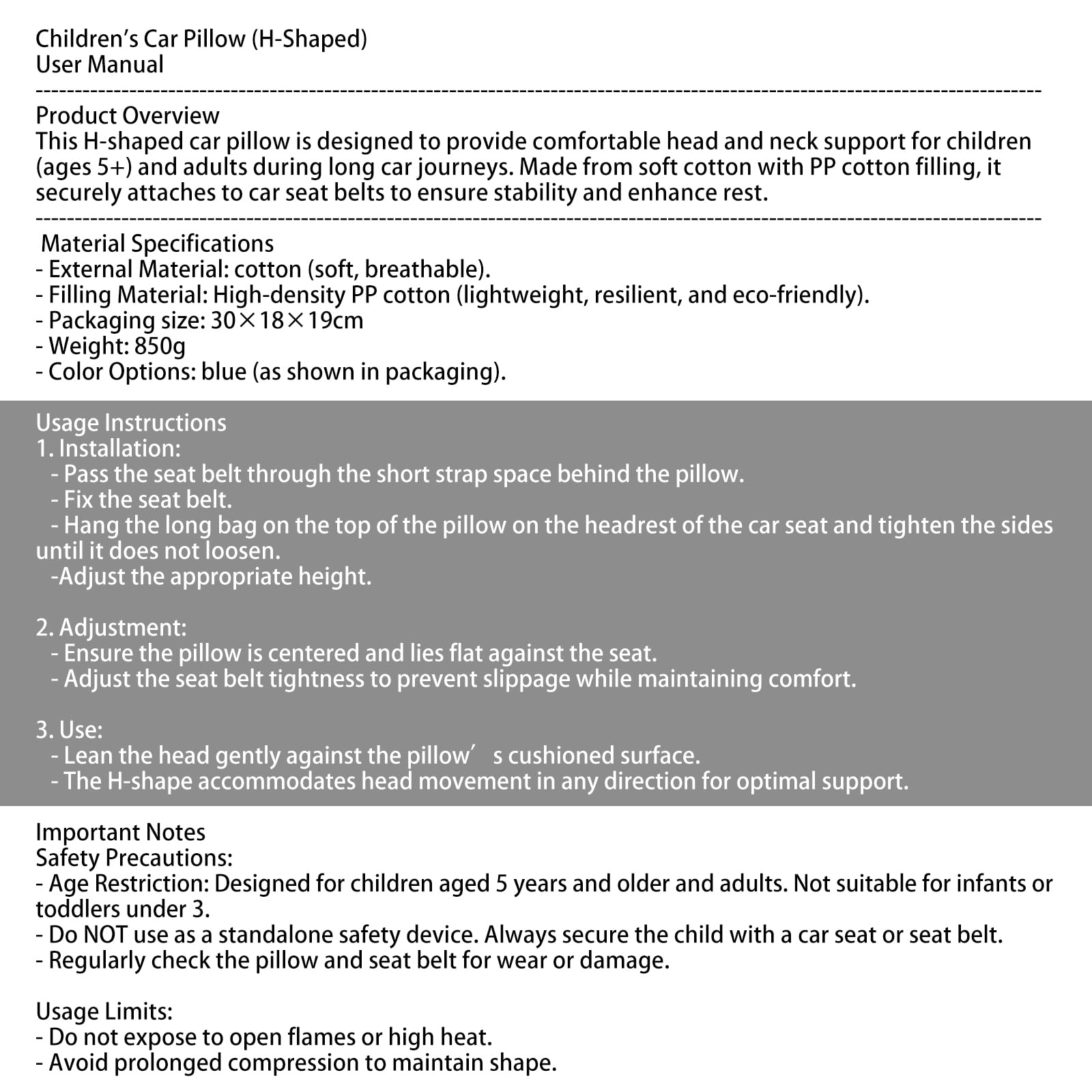 OHAANYY Reisekissen Kinder Auto, Schlafkissen Für Auto Kinder, Reisekissen, Y Form Kinder Auto Kissen, Flugzeug Nackenkissen Für Lange Reisen, Reisekissen Für Erwachsene Und Kinder (Grün)