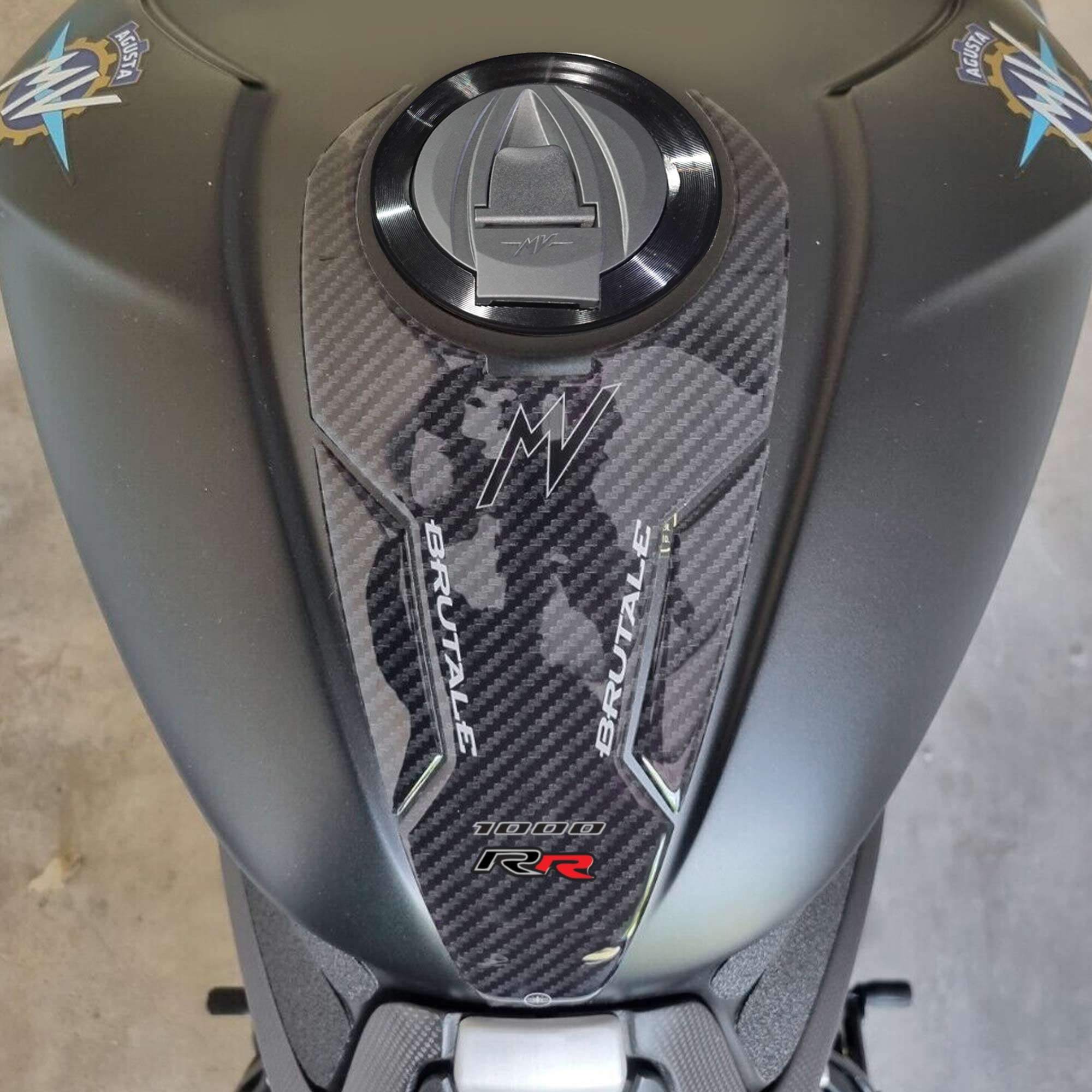 Protecteur Autocollant Pour Réservoir MV Agusta F4 RR / F3 / RC - Préserve La Peinture Des Rayures