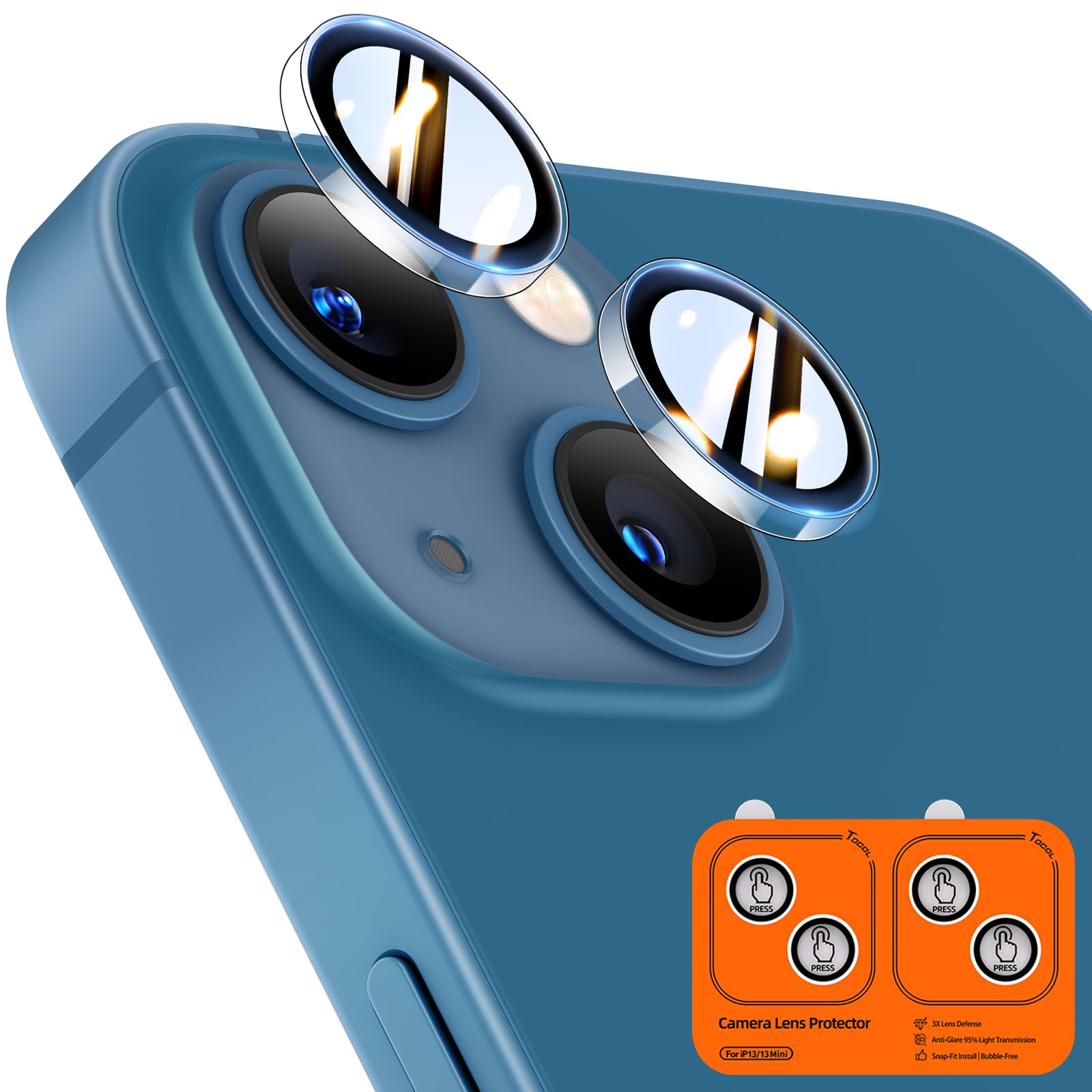 TOCOL Kameraschutz für iPhone Serie