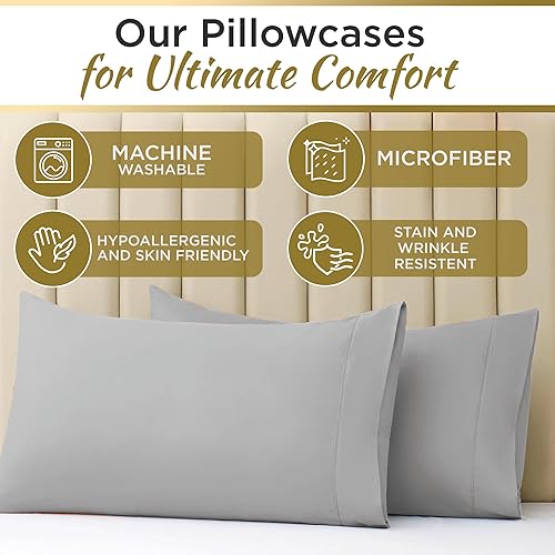 Miniatura 3 de Juego de sábanas de 3 piezas 100% microfibra doble cepillado, extrasuaves sin arrugas, bolsillo profundo 15 pulg., 39 x 80 pulg., dormitorio,