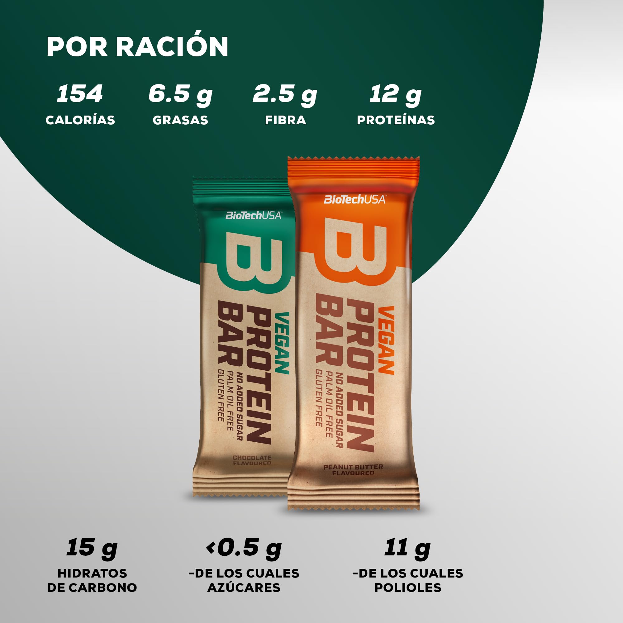 BioTechUSA Vegan Protein Bar, barra de proteína vegana sin lactosa ni gluten, a base de proteínas de origen vegetal, con una sabrosa cobertura de chocolate, 20 * 50 g, Chocolate | Barrita de proteína vegetal | fuente de fibra | bajo en azúcar | sin gluten