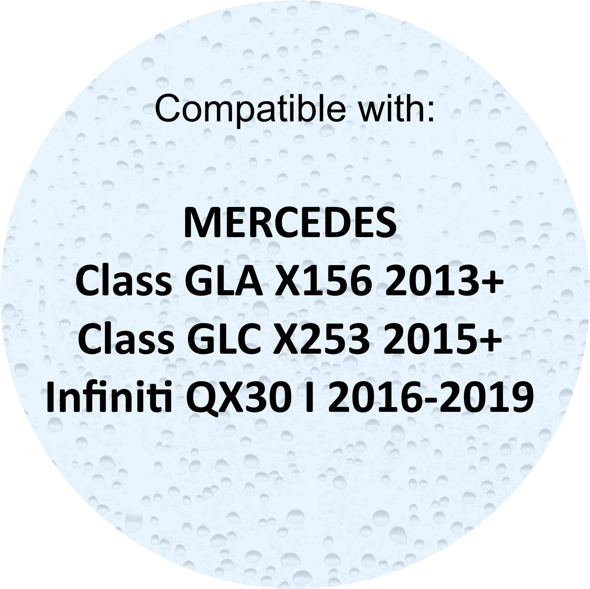 AERZETIX - C42071 - Bras Et Balais D'essuie-glace Arrière - Compatible Avec Mercedes Classe GLA X156 2013-2020, GLC X253 2015-2022, Infiniti QX30 1 2016-2019