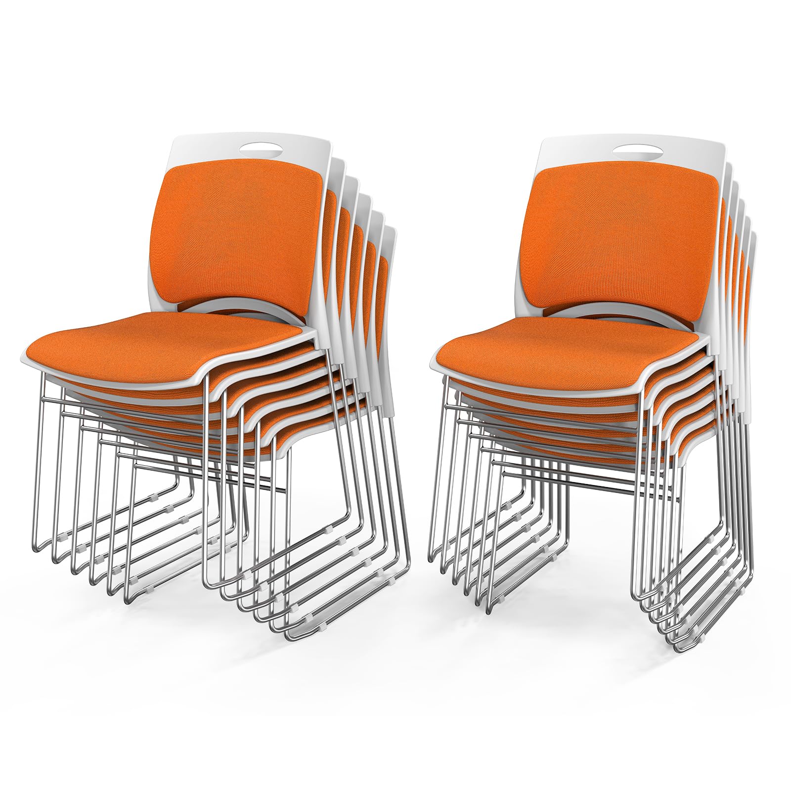 Amazon.com: VINGLI Stackable Chairs Set of 12, Stacking Office
