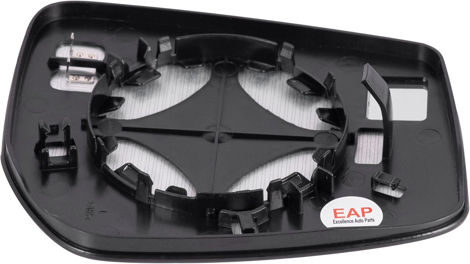 EAP Driver Side Mirror Glass Compatible with Nissan Versa 2016-2019, Versa Note2015-2019, Heated, 963669KK0A 963669KK0B
