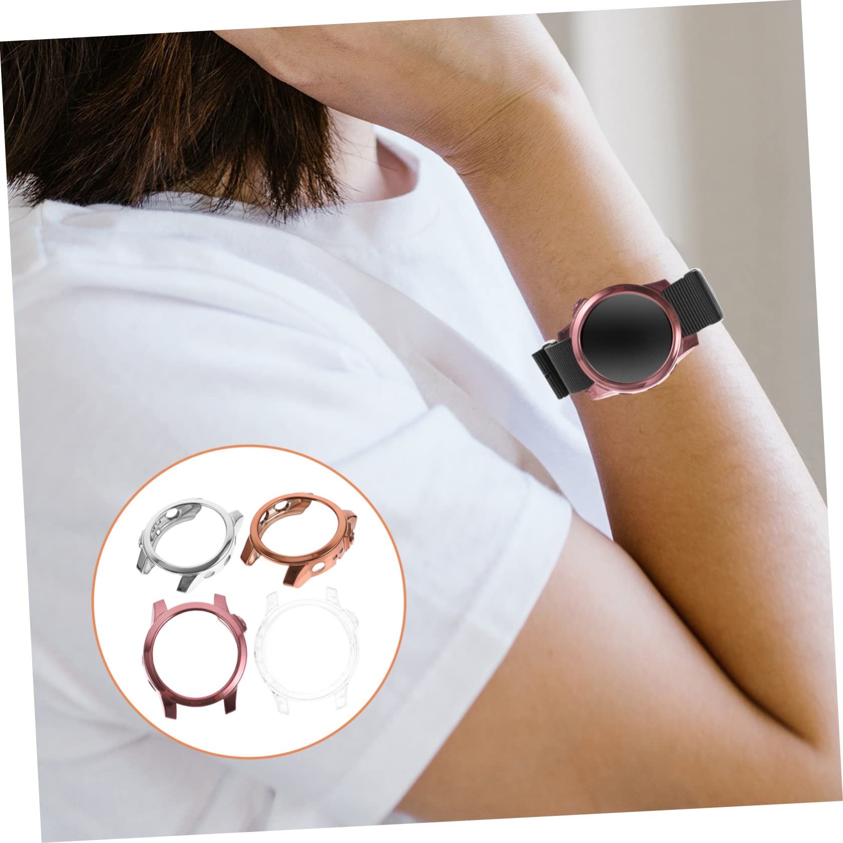 Hemobllo 8pezzi Cover Protettiva Per Smartwatch Tpu Di Protezione Completa e Flessibile Per Anti- e Resistente Agli Impatti Installazione Facile e Accesso Ai Controlli