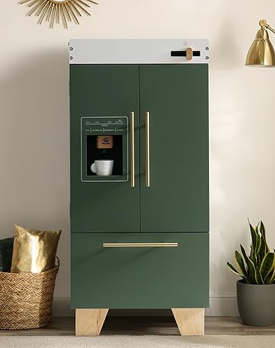 Miniatura 2 de ROBOTIME Juego de cocina de madera - Horno de jugueterefrigerador de juguete, juego de cocina para niños con comida de juego, horno de juego de