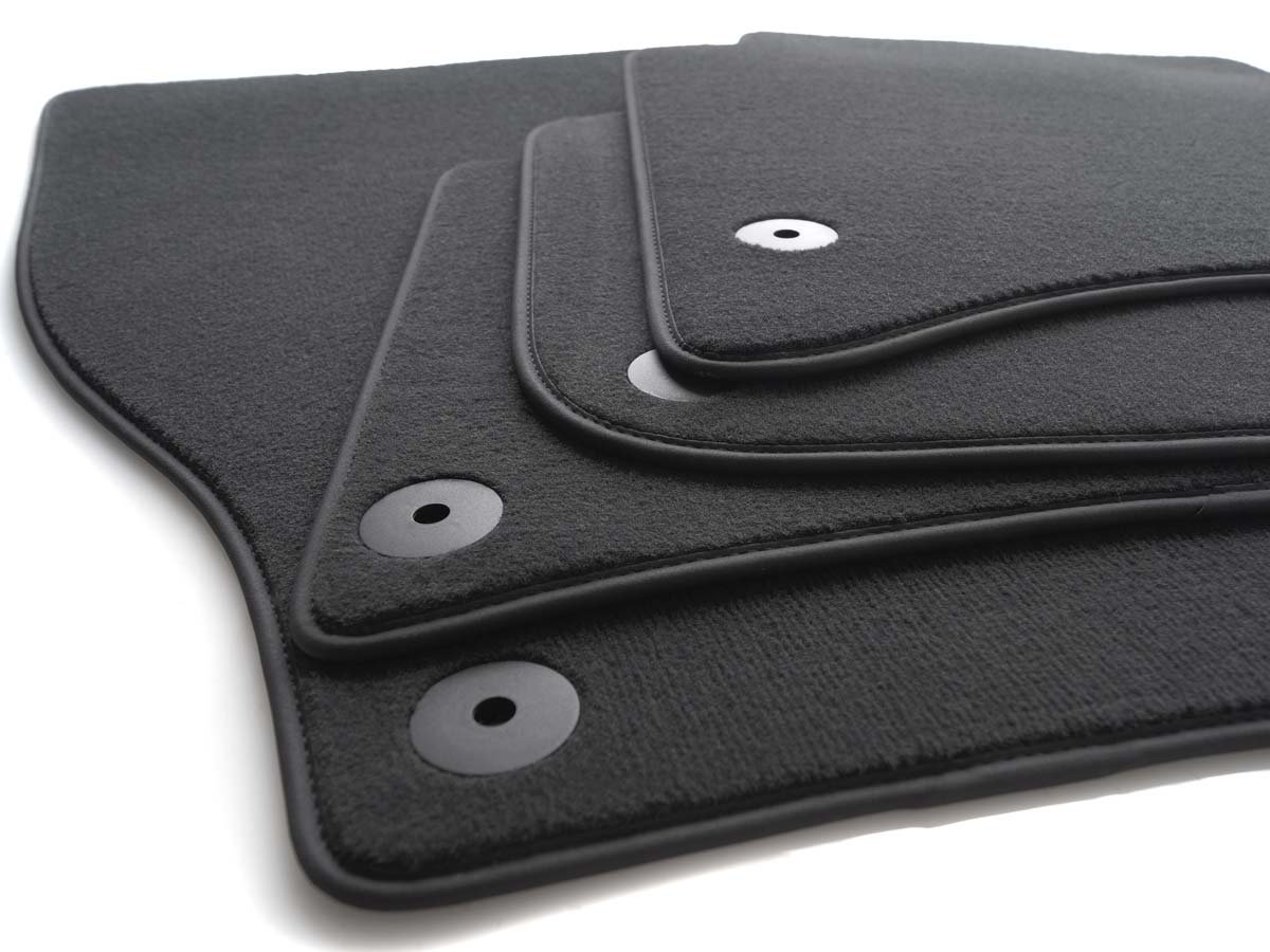 Lot de 4 tapis de sol en velours Nubuk A6 4F (Premium) de qualité d'origine Anthracite