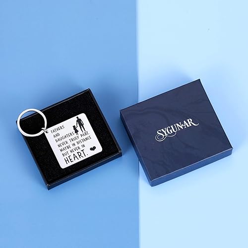 Miniatura 5 de Llavero para padre e hija, día del padre, Navidad, cumpleaños, día de San Valentín, regalos de boda de hija a papá, papá, padrastro, hombres, él,