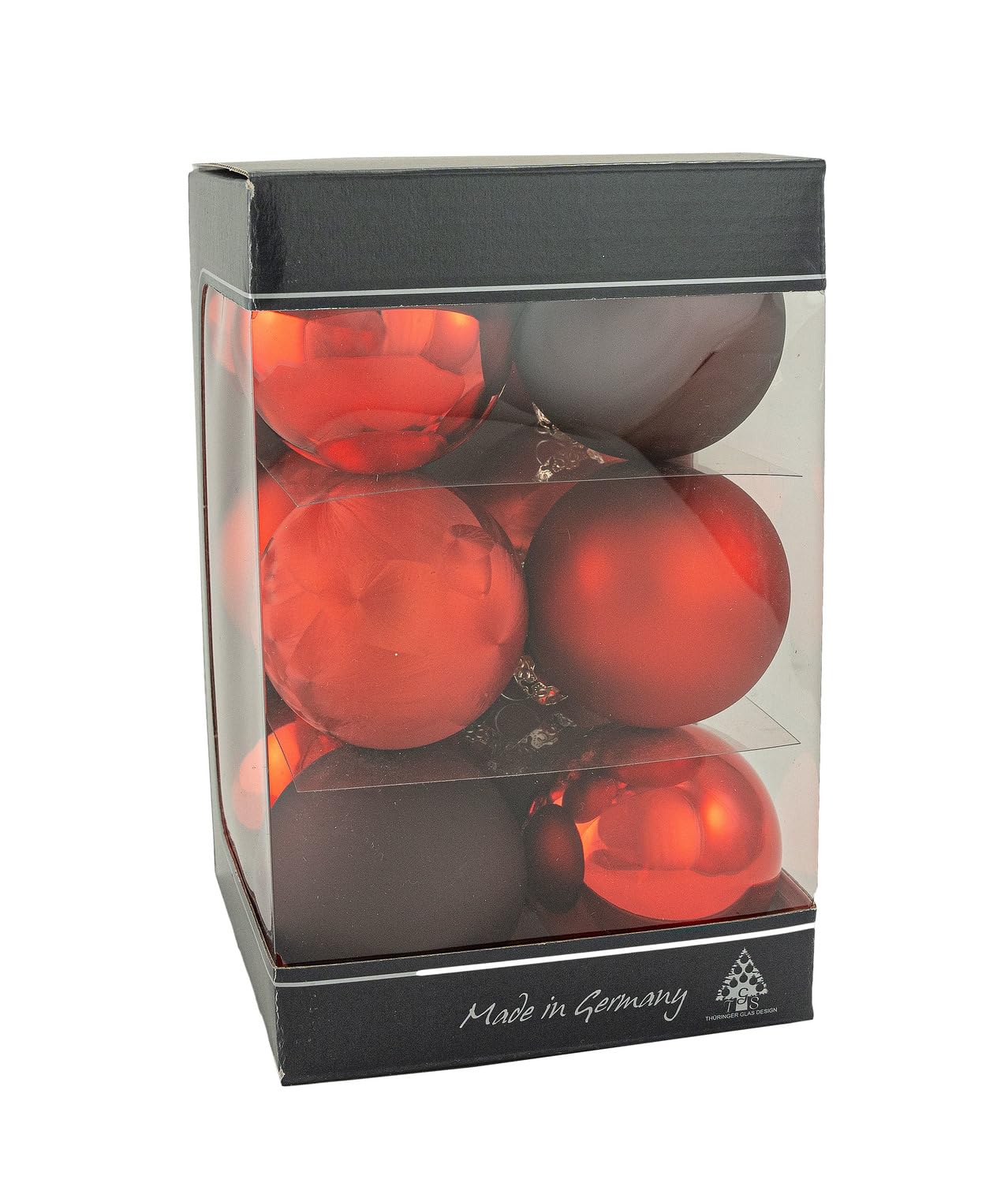 Boules en verre Ø 6 cm pour remplacer le plastique jauni par des éclats durables