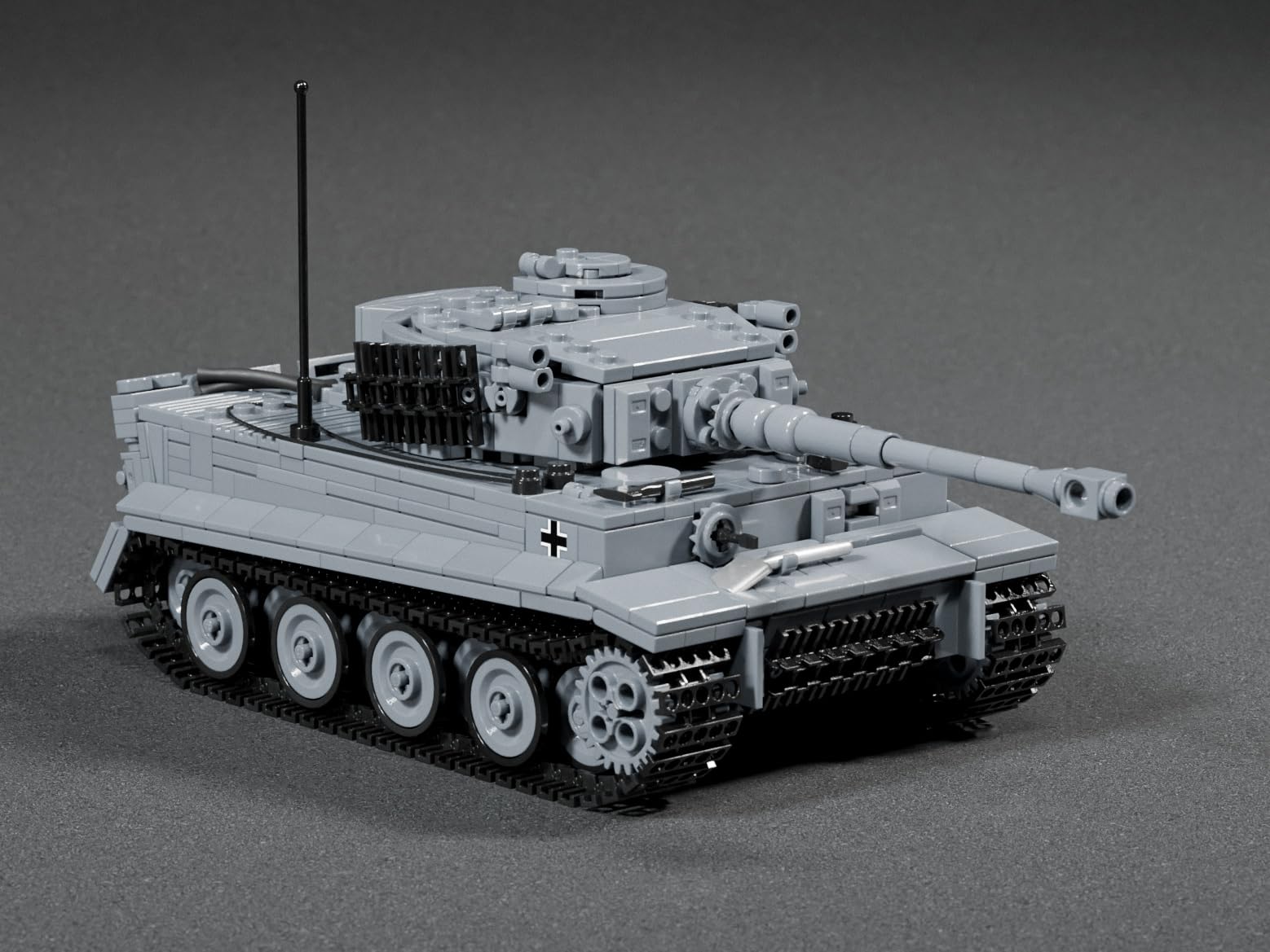 Buildarmy WW2 Germania Tiger 1 Tank 1:33 Costruzione Mattoni Kit