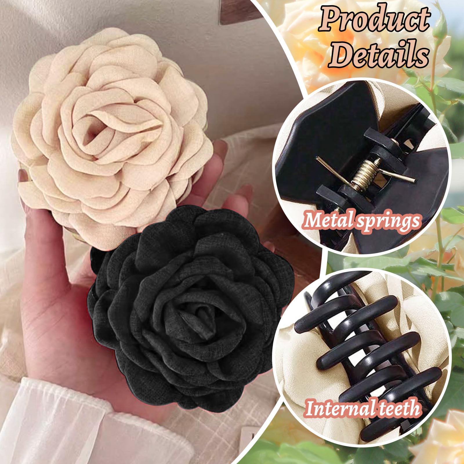 Fermagli per capelli a forma di margherita, accessori per capelli a Fermagli per capelli a forma di margherita, accessori per capelli a
