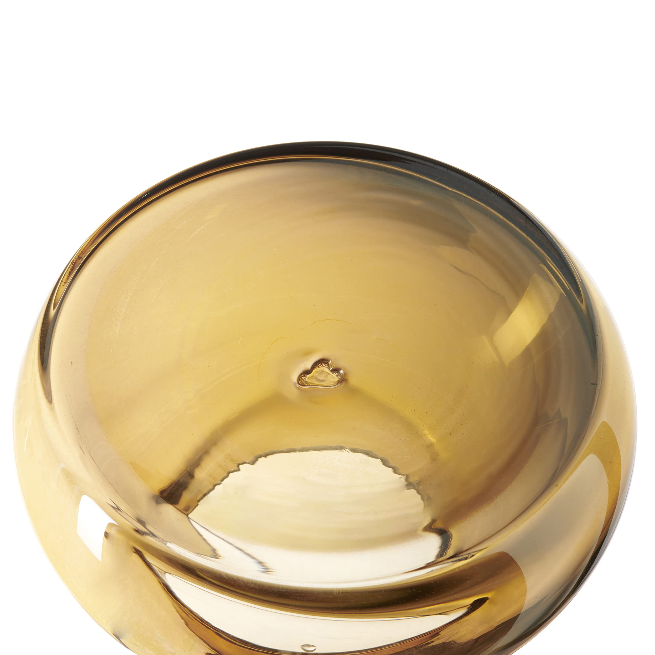 Leonardo Bellagio decoratieve vaas - gekleurde vaas van hoogwaardig glas met reliëf aan de buitenkant - handwerk - hoogte 16 cm, diameter 10 cm - beige, 036447 Leonardo Bellagio decoratieve vaas - gekleurde vaas van hoogwaardig glas met reliëf aan de buitenkant - handwerk - hoogte 16 cm, diameter 10 cm - beige, 036447