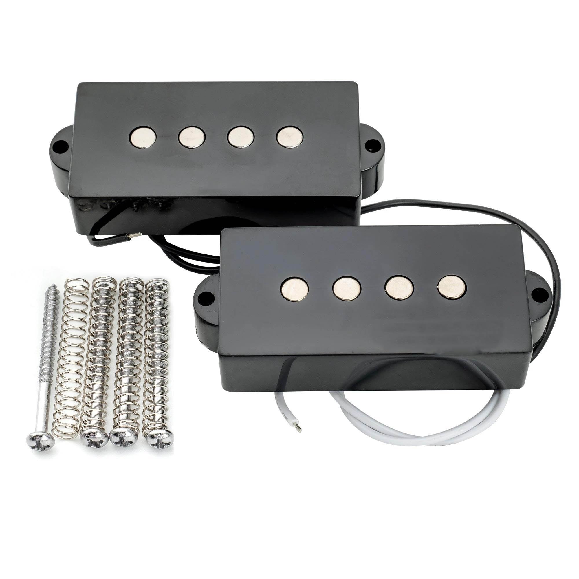 Pastilla De Guitarra Eléctrica Profesional Pastillas Humbuckers para bajo negro