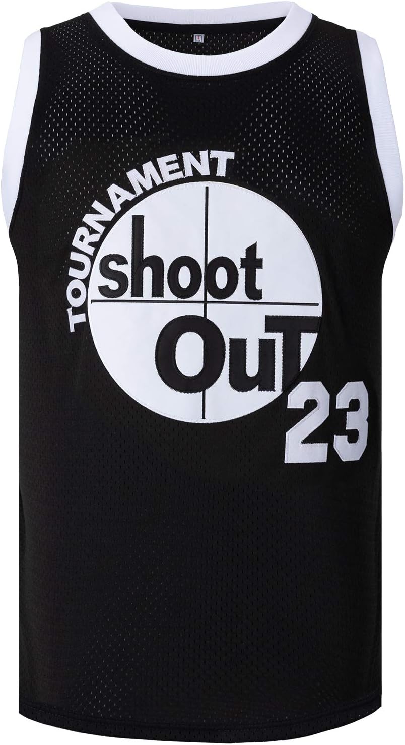 Mens Basketball Jersey Tournament Shoot Out #23 Motaw 90s Moive Sports Shirts