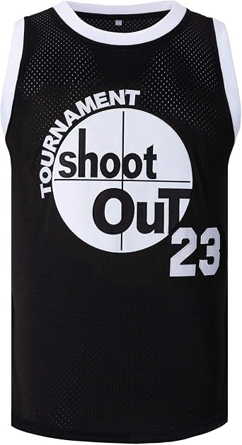 Mens Basketball Jersey Tournament Shoot Out #23 Motaw 90s Moive Sports Shirts