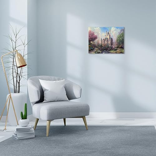 Pintura por números DIY lienzo de pintura para niños o adultos principiantes con pinceles y pinturas acrílicas sin marco