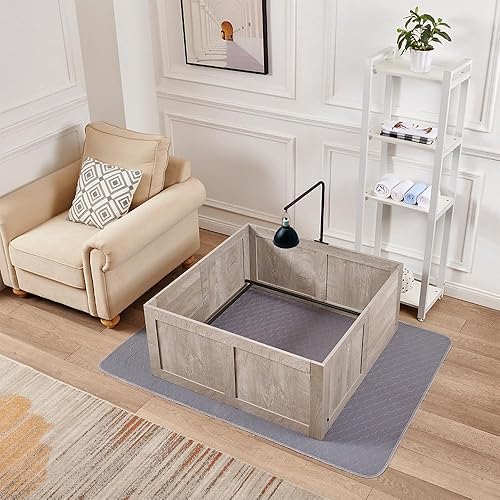 Miniatura 2 de unipaws Caja de parto para perros, caja de parto para cachorros, caja de parto para cachorros para perros pequeños, medianos y grandes, corral de