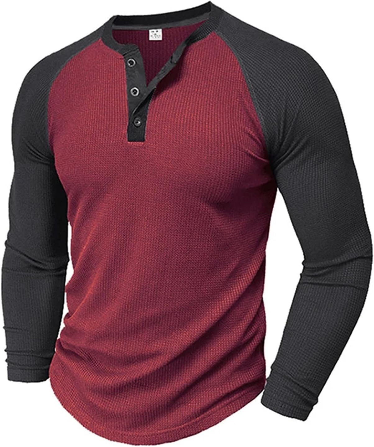 Mens Casual Long Sleeve Stretch Running Tops Fitness Clothes Simple Soft Shirts Men's Huagefu and Versatile Top for Men