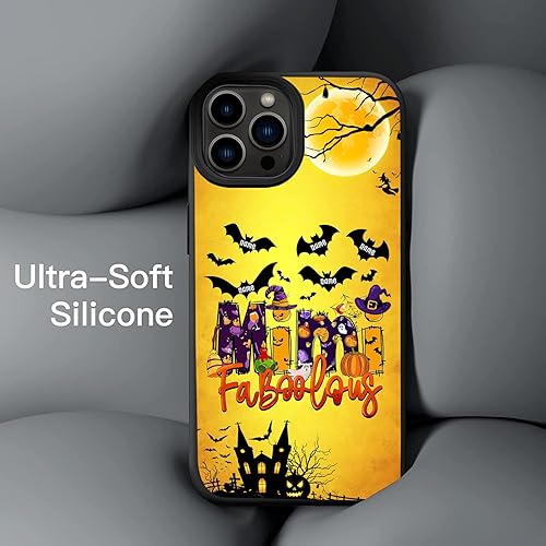 Miniatura 2 de Funda personalizada para teléfono Mimi de Halloween, compatible con iPhone 15, 14, 13, 12, 11 Pro Max, Samsung Galaxy S23 S22 S21 FE UltraA14 A54