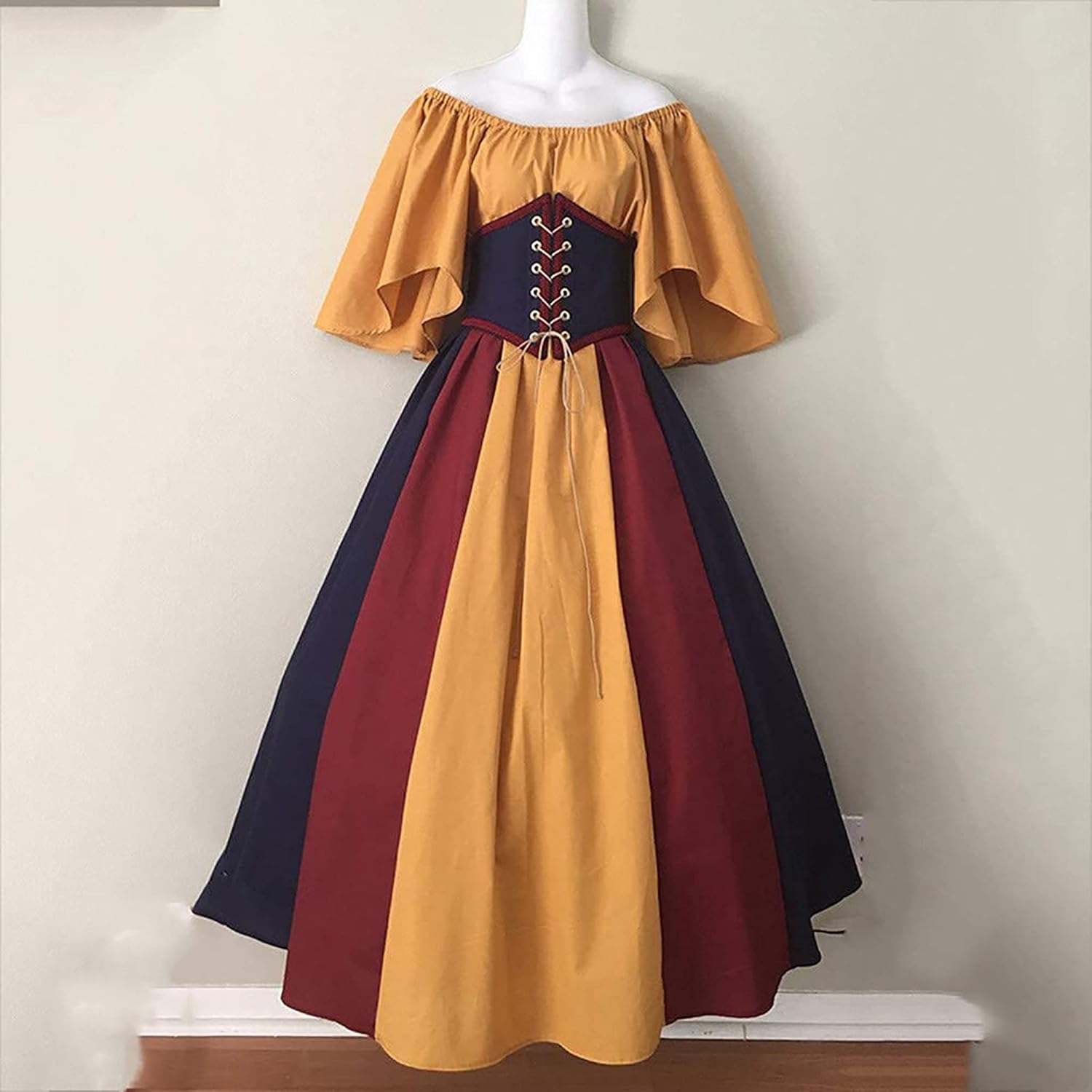 Victorian Ball Gown Maxi Dress Renaissance Medieval Maxi Dress for Masquerade Gown Vintage Gothic Lolita Princess Dress