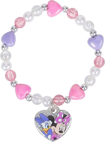 Miniatura 4 de LUV HER Disney Minnie Girls - Juego de joyas de juguete con collar de cuentas, pulsera de cuentas y anillo, accesorios de juego, a partir de 3 años