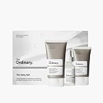 The Ordinary The Ensemble quotidien, routine quotidienne de soin avec nettoyant squalane, acide hyaluronique 2% + B5, et des facteurs hydratants naturels + HA | Ensemble de soins de la peau