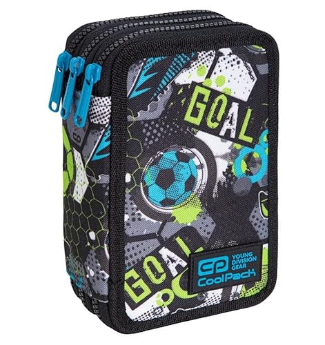 Preisvergleich Produktbild COOLPACK XXL Federtasche Federmappe Federmäppchen 44-teilig gefüllte Schüleretui 3-stöckig 20 x 13,5 x 7 cm inkl. Füller Patrone