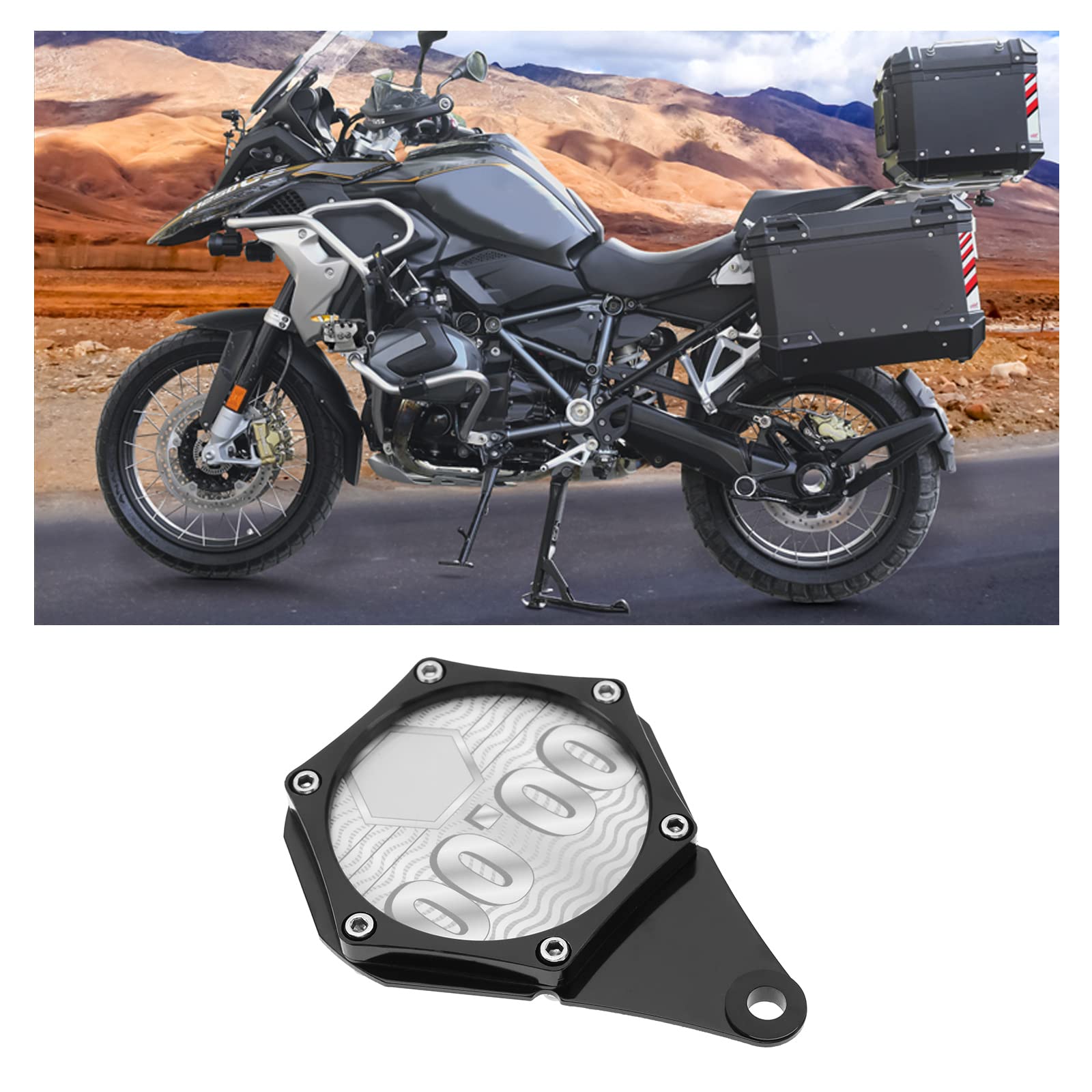 Soporte de disco de impuestos para motos con llave Allen aleación de aluminio impermeable disco de impuestos de motocicleta soporte de permiso para motocicletas scooters