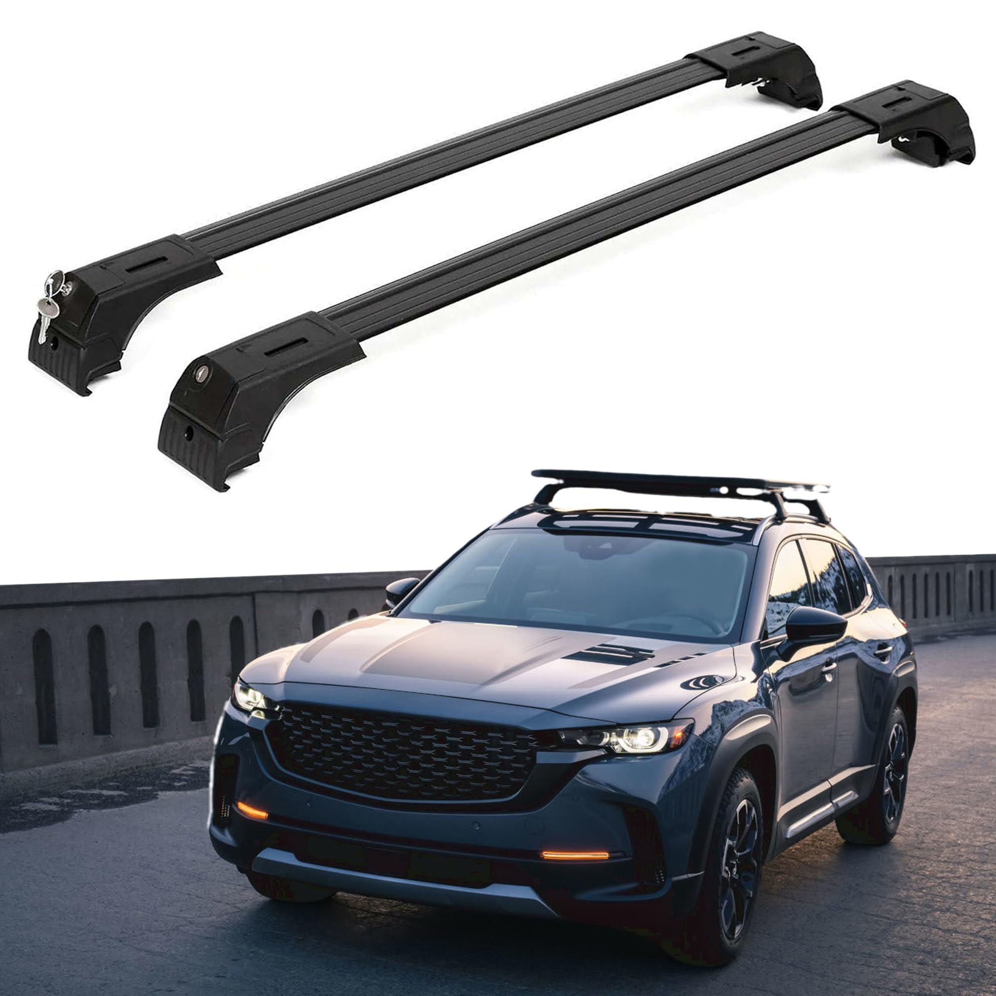 Amazon.com: ERKUL Roof Rack Cross Bars for Mazda CX-50 CX50 2023