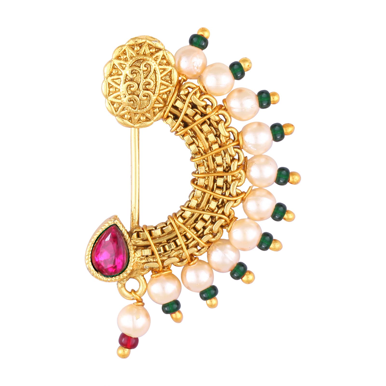 See full amazon price history chart for Vighnaharta Maharastrian Culture Nath Gold Plated alloy Artificial Stones & Pearl work Guchhedar Nose Pin valentine day gift valentineday gift for her gift for him gift for women gift for women and Girls- (VFJ1066NTH-Press-Green) Vighnaharta Maharastrian Culture Nath Gold Plated alloy Artificial Stones & Pearl work Guchhedar Nose Pin valentine day gift valentineday gift for her gift for him gift for women gift for women and Girls- (VFJ1066NTH-Press-Green) (B09N7LQWB3) Amazon Price History, Amazon Price Tracker