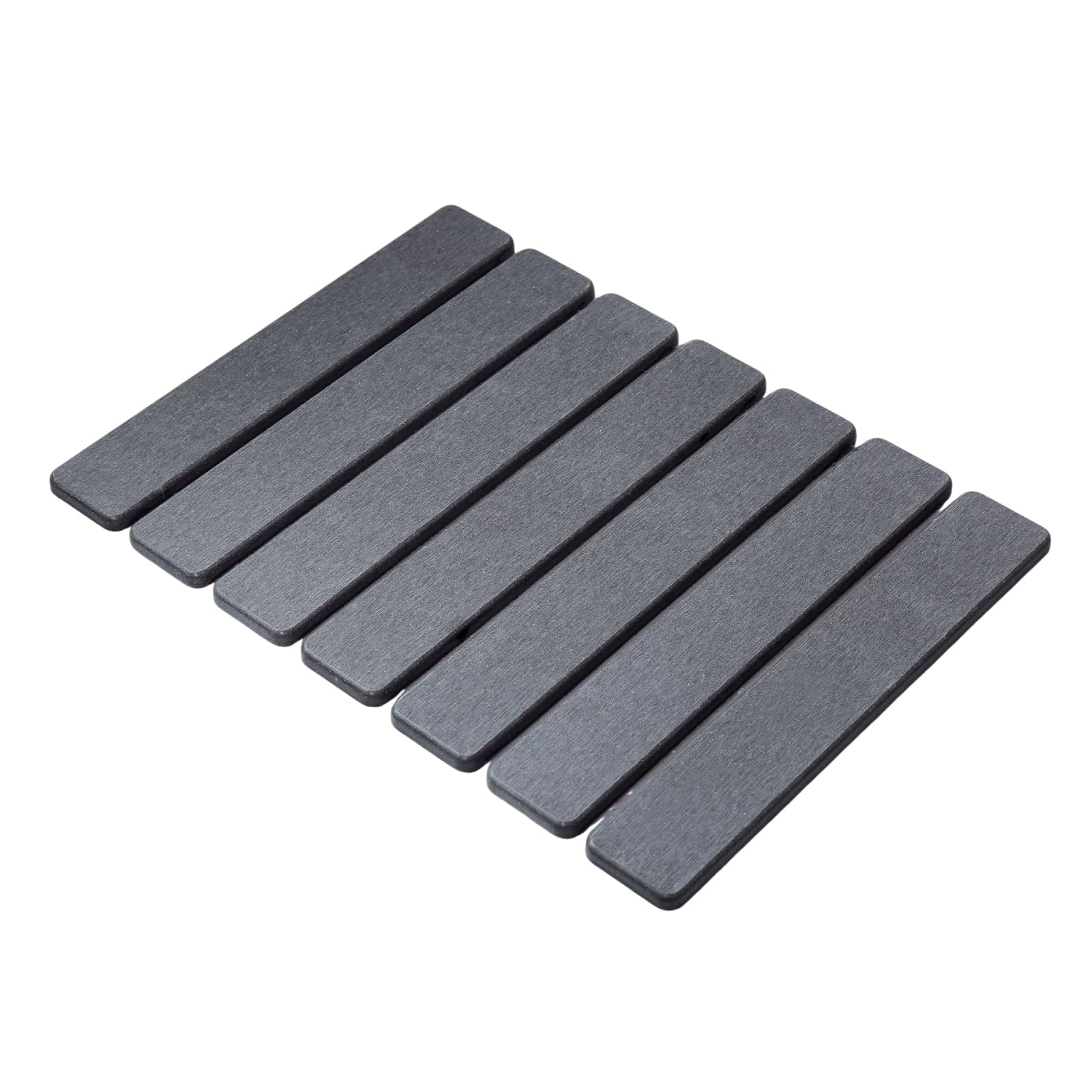Ailan Tapis égouttoir multi-usages, absorbant et respectueux de l'environnement, idéal pour la cuisine et la salle de bain (40 x 30 cm), gris foncé
