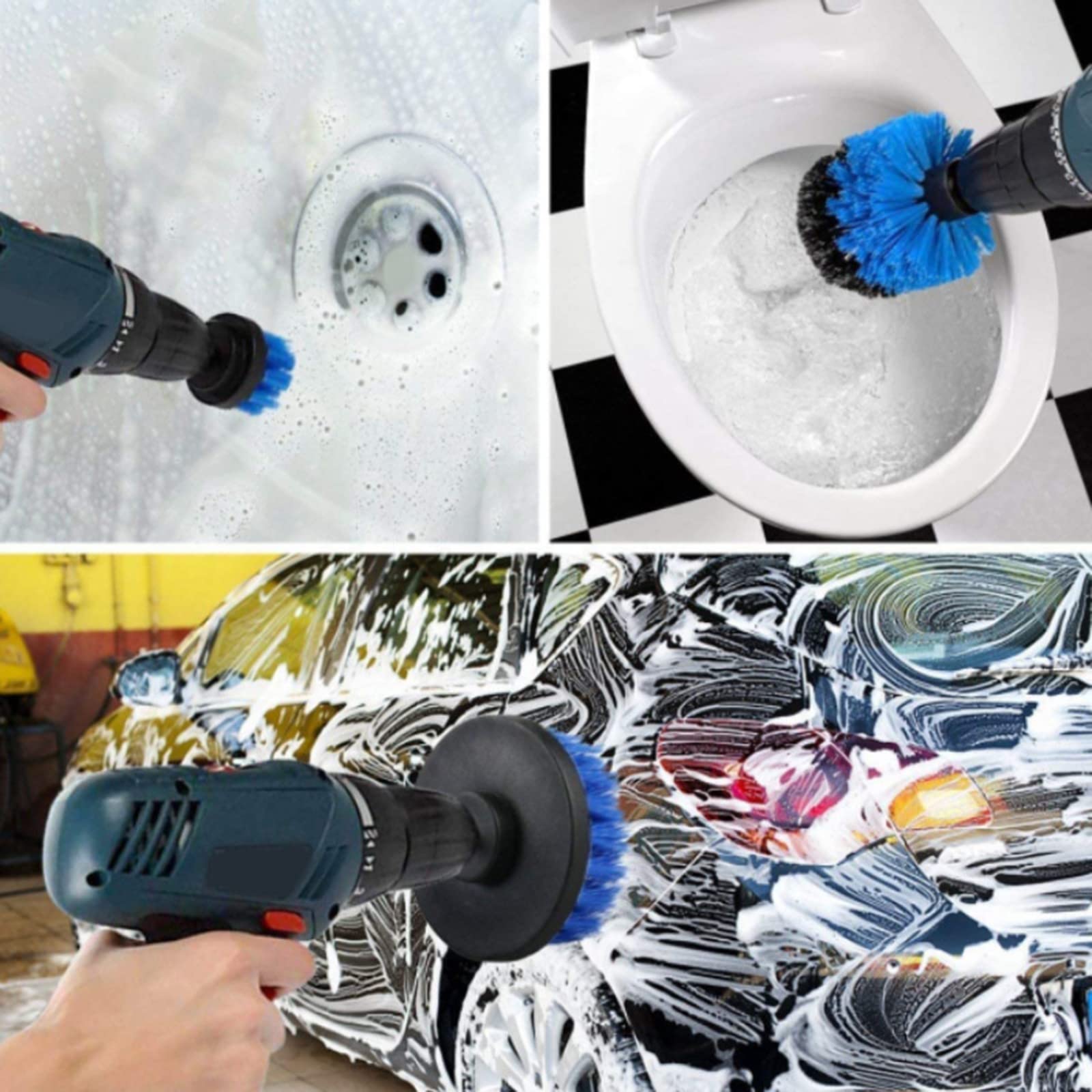 20 Stück Felgenbürste Auto Detailing Rad für Felgenbürste Detailing Pinsel Kurzgriff Pinsel