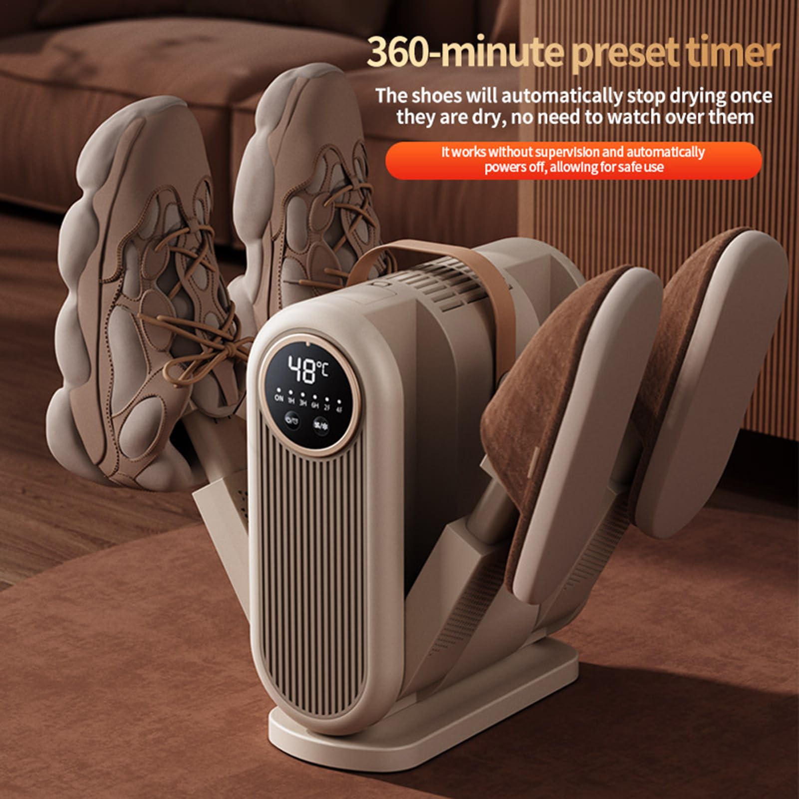 Asciugatore Elettrico Per Scarpe Riscaldatori Deodorizzatore Con Timer | Asciugatore Di Stivali Portatile Per Viaggio Sci Vacanze Borsa Lavaggio Sneaker Pulizia Guanti