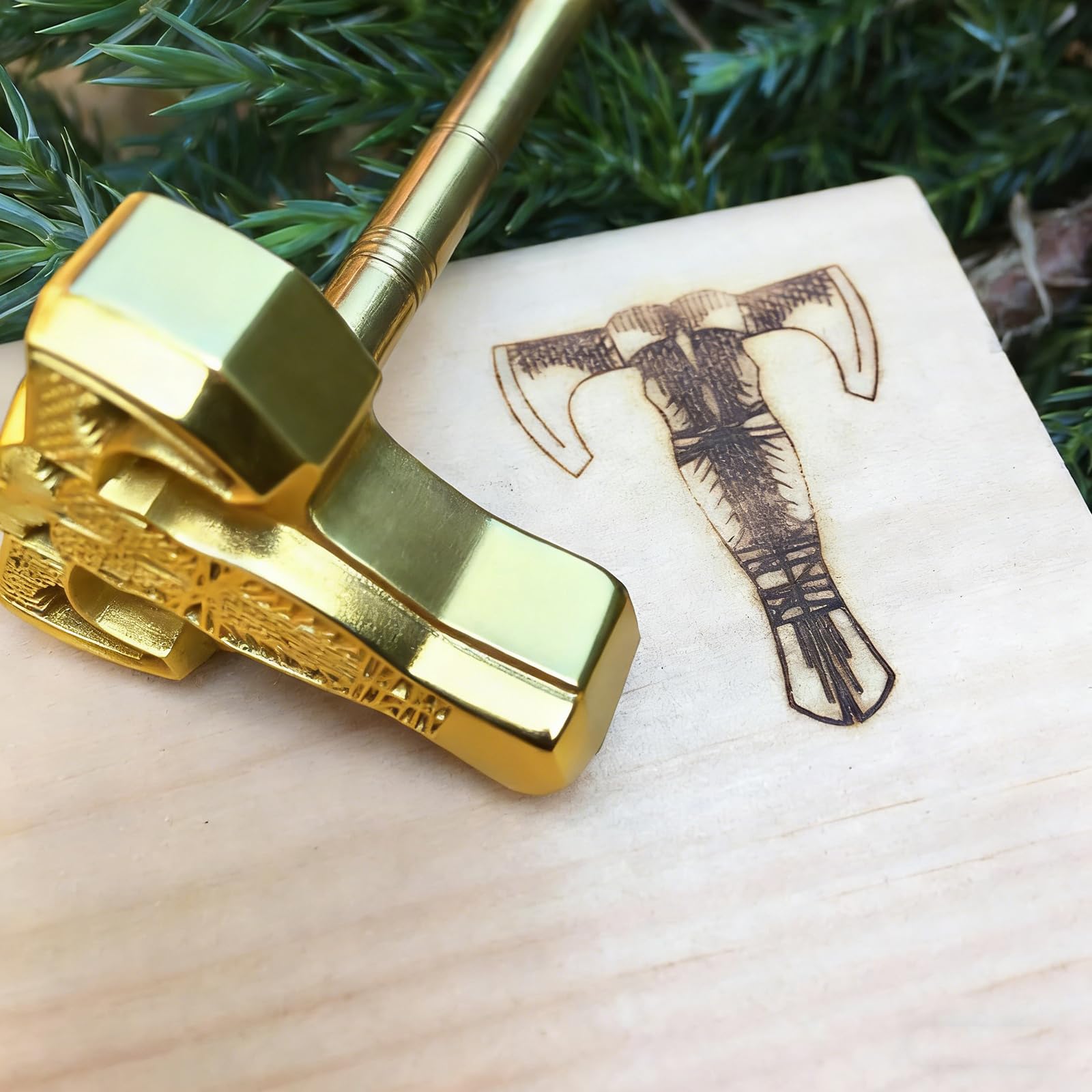 Branding Iron Custom Logo Drewno Branding Żelazo do Drewnianego Papieru Skóry Branding Żelazna Pieczątka z Uchwytem Ręcznie Wykonane (3,8 cm x 3,8 cm)