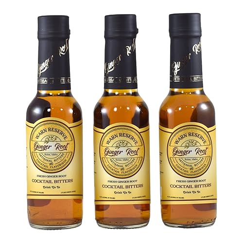 Warn Reserve Amargos de cóctel raíz de jengibre 5 onzas paquete de 3