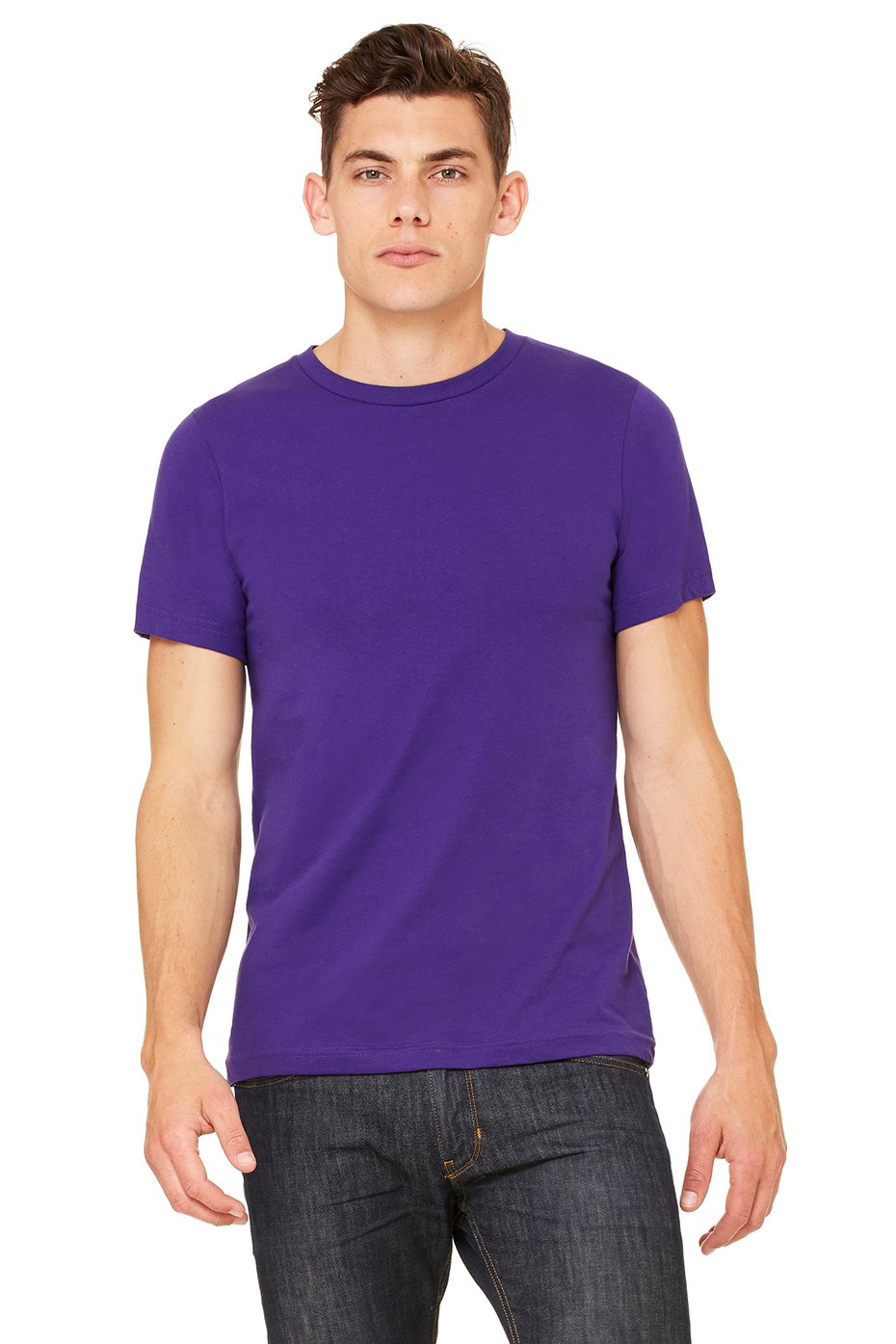 Bella CanvasBella+Canvas Unisex Jersey Short Sleeve Tee, Team Purple, Large