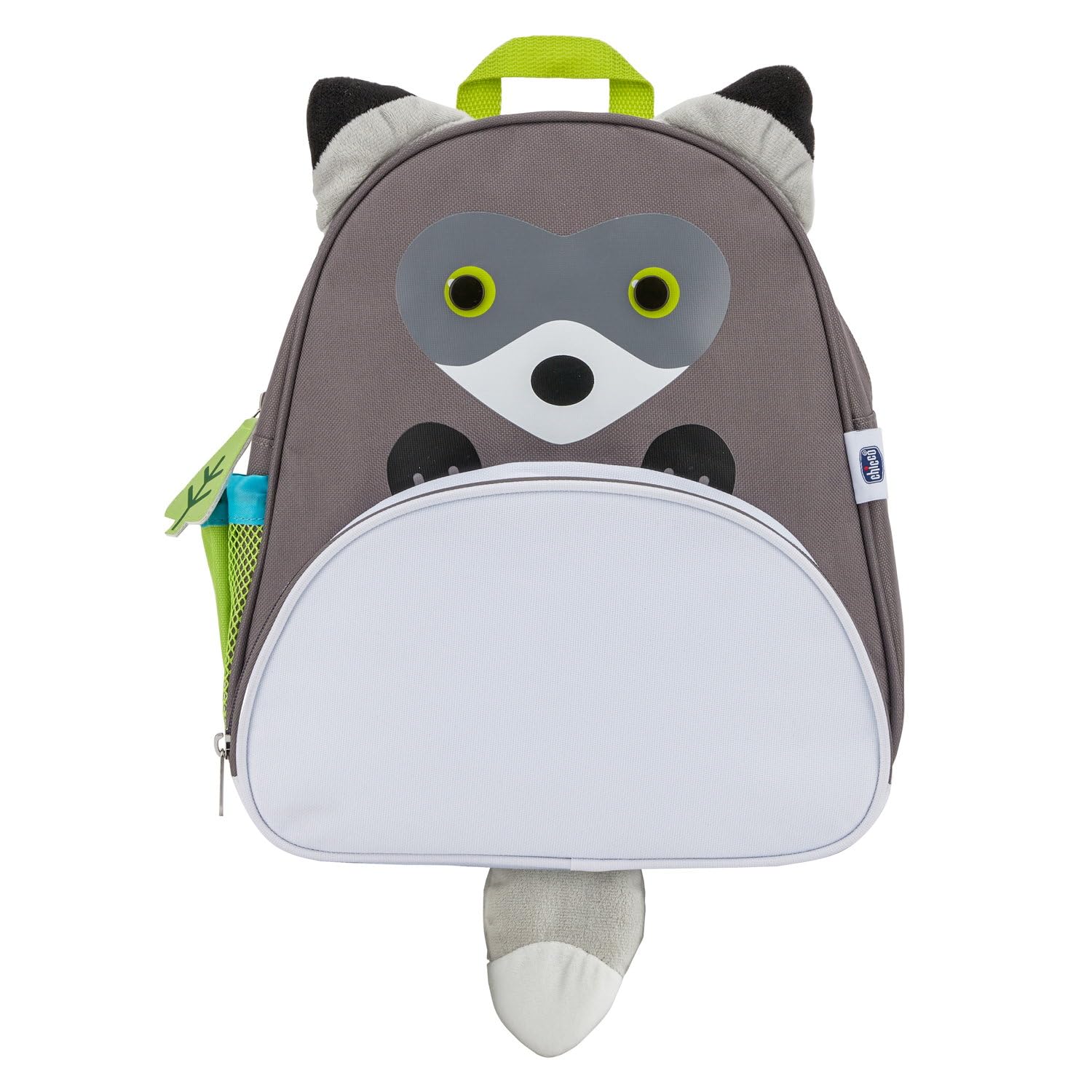 Chicco Kit sac à dos thermique Raton laveur et bouteille thermique Panda, pratique kit composé de porte-carte thermique en forme de raton laveur et bouteille thermique en acier inoxydable avec Panda