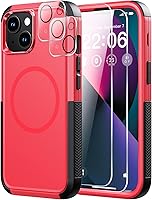 Vista 66 de Diverbox Funda para iPhone 13 [compatible con MagSafe] [con protector de pantalla] [a prueba de golpes] [a prueba de caídas] Funda de protección