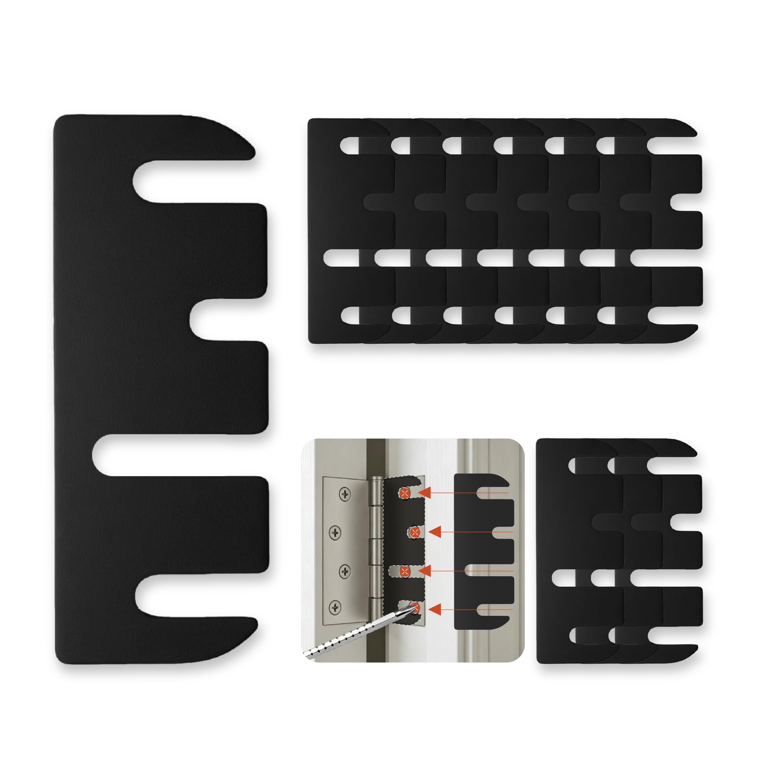 Door Hinge Shims - Level & Stabilize Doors -9