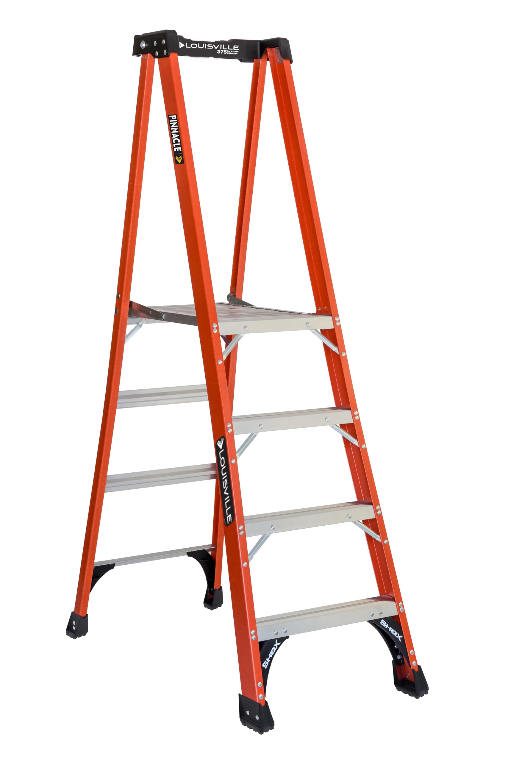 4-Foot Fiberglass Platform Step Ladder, 375-Pound Load Capacity, Type IAA, FXP1804HD