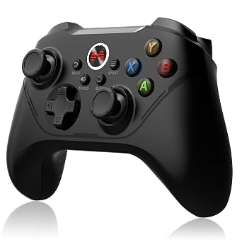 BEITONG Asura 2 Pro PC Game Controller Wireless Gamepad Joystick Hall Effect Trigger For Windows 7 8 10 11,Android TV,Steam,Tesla,Simulator,with Programmable M Buttons Black